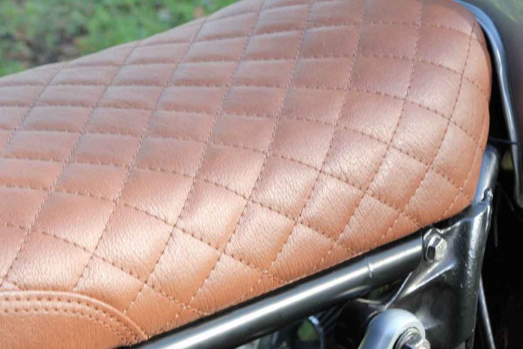 Chequered Seat Cafe Racer BMW