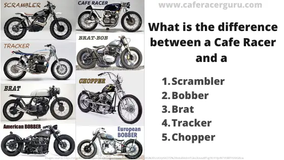 What is the difference between a cafe racer and a