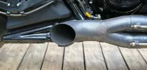 Cafe Racer Exhaust, Side Pipe