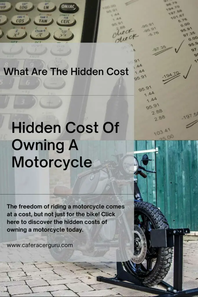 hidden cost of owning a cafe racer