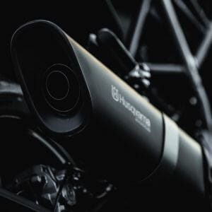 Akrapovic exhaust husqvarna cafe racer